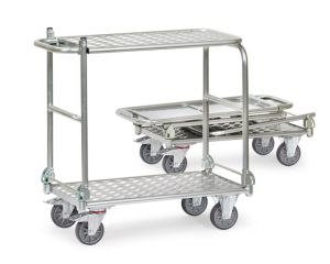 Opklapbare aluminium tafelwagen KW 5, laadvlak 720x450 mm