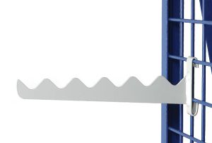 Gegolfde drager 320 mm lang, golfafstand 55 mm