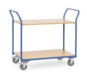 Tafelwagen 1600 met 2 etages, laadvlak 850x500 mm