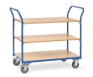 Tafelwagen 1800 met 3 etages, laadvlak 850x500 mm